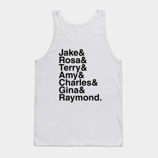 Brooklyn 99 - Jake & Rosa & Terry & Amy & Charles & Gina & Raymond. (Black) Tank Top